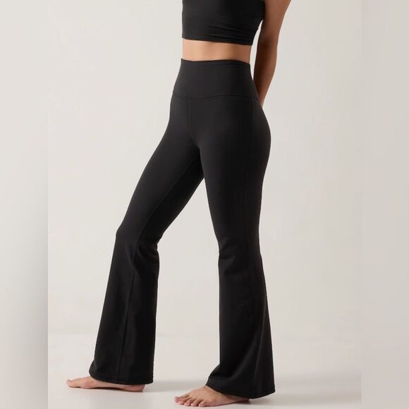 NWT Athleta Elation Flare Black Pant Size M/T - Picture 3 of 8